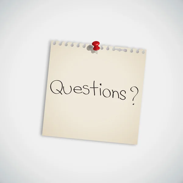 "Questions?" — Stock Vector