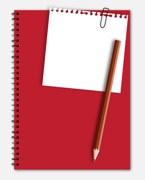 Записка с карандашом
