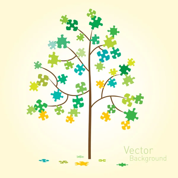 Abstrakt träd — Stock vektor