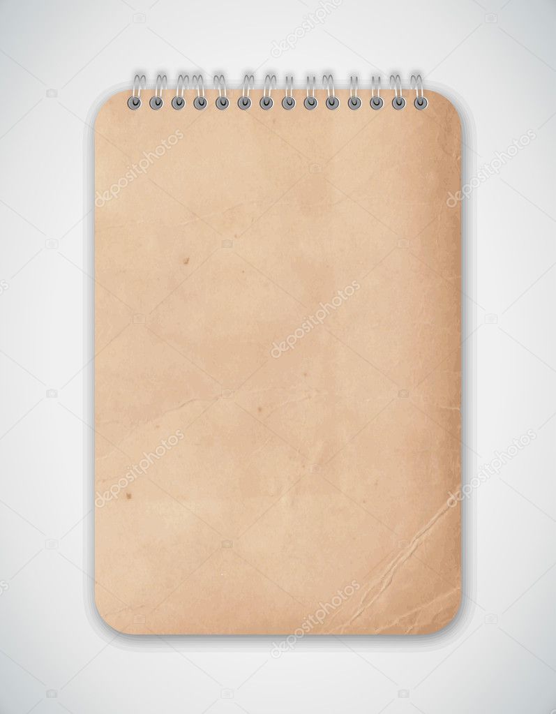 Old Grunge Notebook