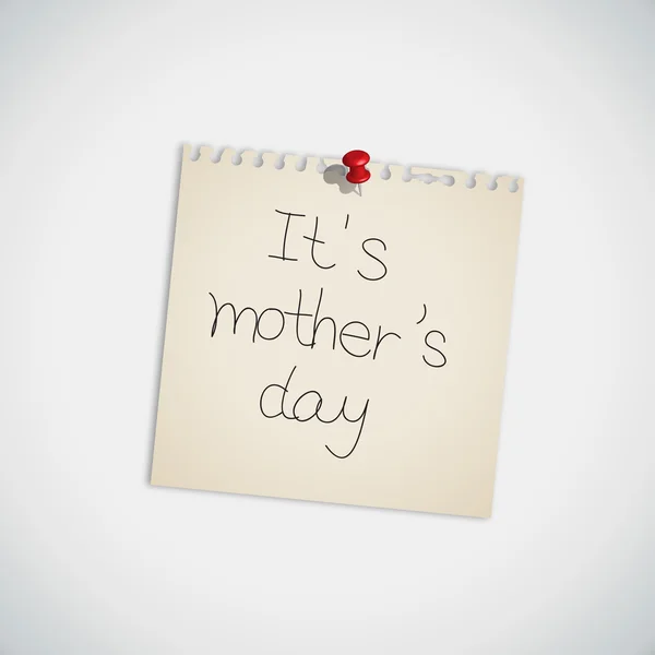 Es el Día de la Madre. — Archivo Imágenes Vectoriales