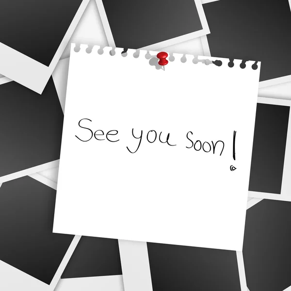 See you soon — Stock Vector