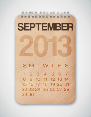 2013 takvim Eylül doku