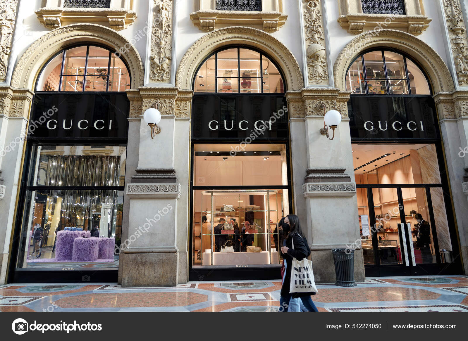 Louis Vuitton store Galleria Vittorio Emanuele II Milan Italy