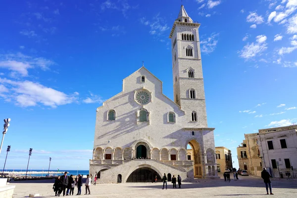 Catedral Trani Dedicada São Nicolau Peregrino Trani Apúlia Itália — Fotografia de Stock