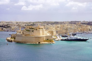 St. Angelo Kalesi, Yukarı Barrakka Bahçeleri, Birgu, Üç Şehir, Malta