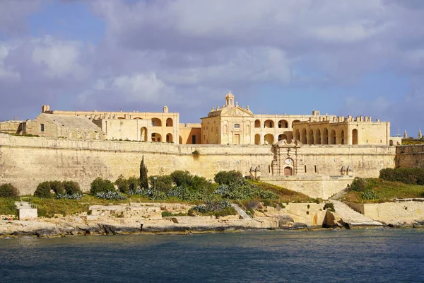 Fort Manoel Vue Valette Île Malte — Photo