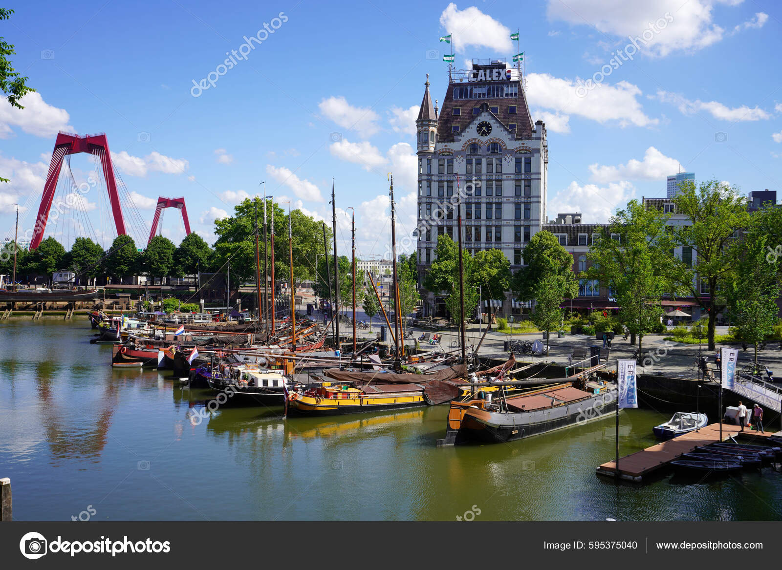 Rotterdam Netherlands June 2022 Oude Haven One Oldest Ports Rotterdam