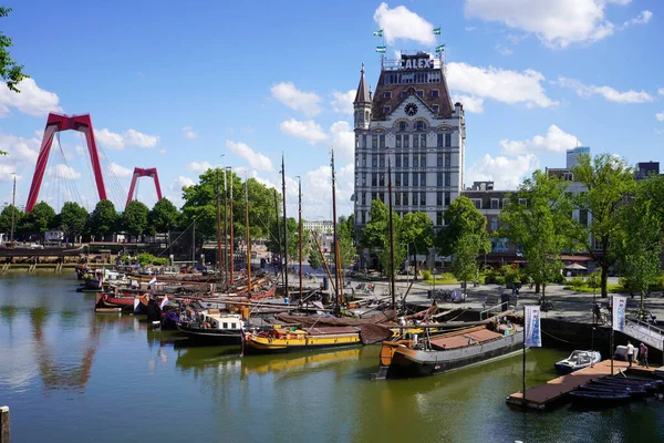 Rotterdam Netherlands June 2022 Oude Haven One Oldest Ports Rotterdam — Stok fotoğraf