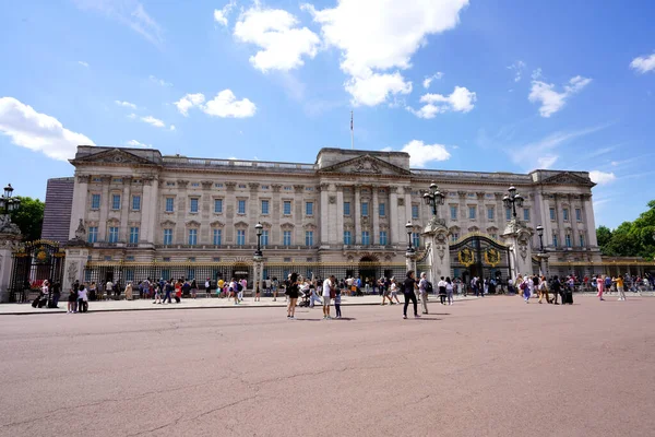 Londres Reino Unido Julio 2022 Palacio Buckingham Una Residencia Real — Foto de Stock