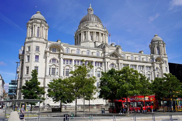 Liverpool, İngiltere - 14 Temmuz 2022 Liverpool Binası, İngiltere
