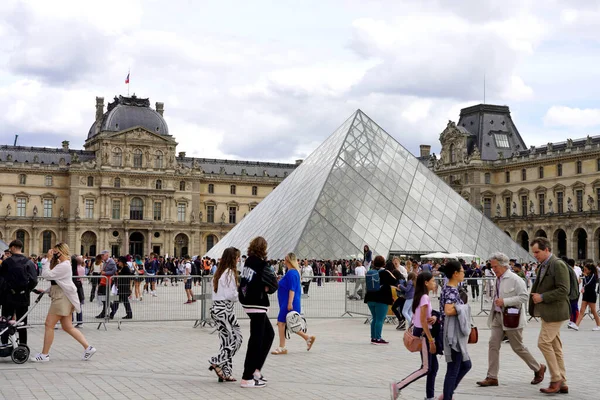 Paříž Francie Června 2022 Pyramide Louvre Paříži Francie — Stock fotografie