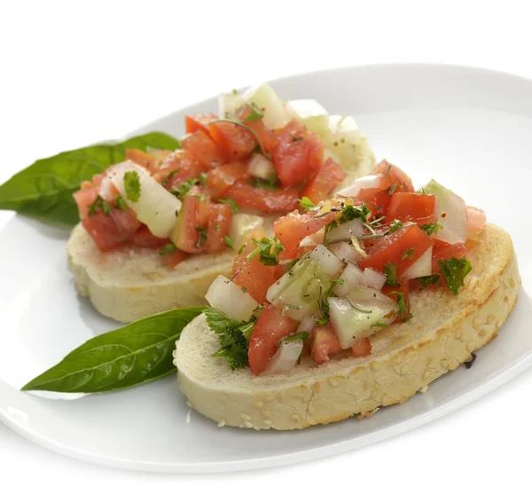 Φρέσκο bruschetta — Φωτογραφία Αρχείου