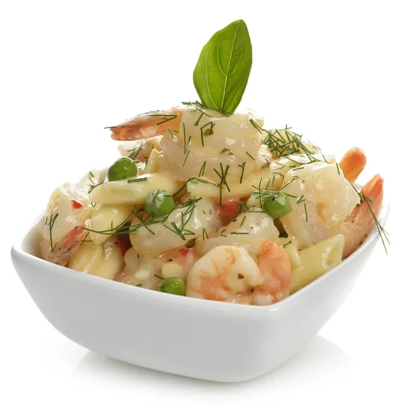 Pasta With Shrimps — Stock Photo, Image