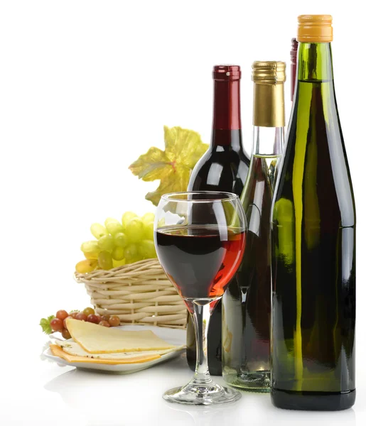 Red And White Wine — Stock Photo, Image