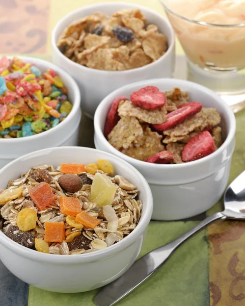 Muesli And Cereal Assortment — Stock Photo, Image