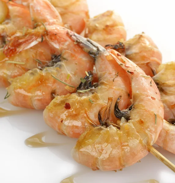 Grilled Shrimps — Stock Photo, Image