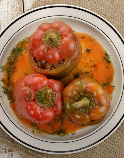 Gefüllte Paprika — Stockfoto