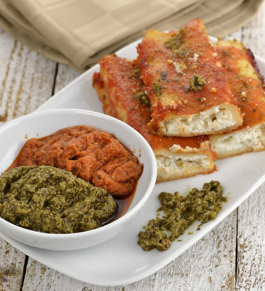 Gevulde pasta — Stockfoto