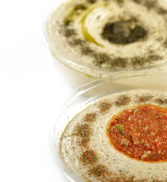 Salsas de hummus —  Fotos de Stock