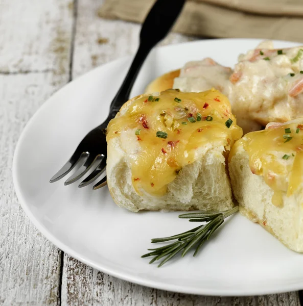 Stuffed Bread Rolls — Stock Photo, Image