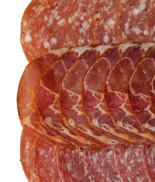 Viande fumée et salami — Photo