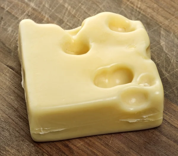 Piece Of Swiss Cheese — Stock Photo, Image