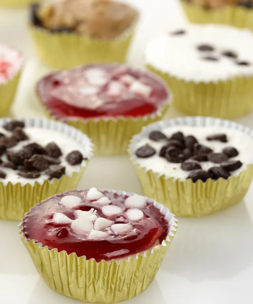 Copos de bolo de queijo — Fotografia de Stock