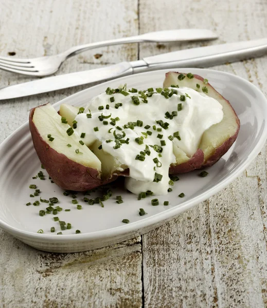 Картофель со сливками — стоковое фото
