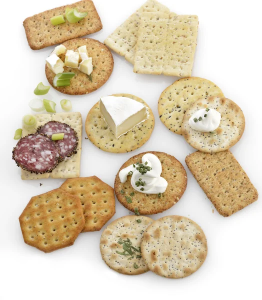 Cracker assortiment — Stockfoto