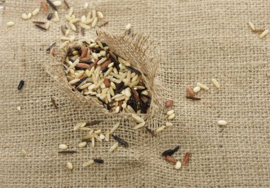 pirinç çuvalı delik