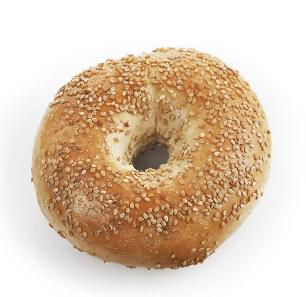 Bagel con semi di sesamo — Foto Stock