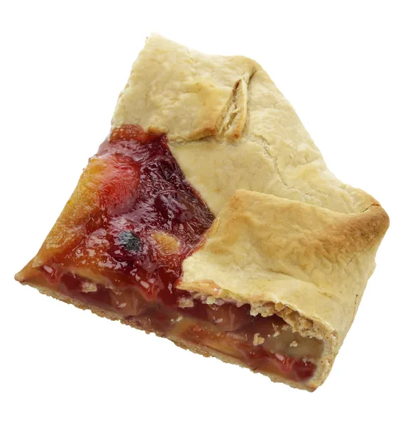 Fruit Pie Isolated On White — Stock Photo, Image