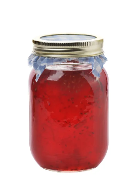 Raspberry And Rhubarb Jam — Stock Photo, Image