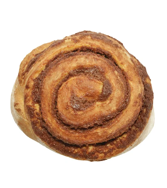 Cinnamon Roll  Isolated On White — Stock Photo, Image