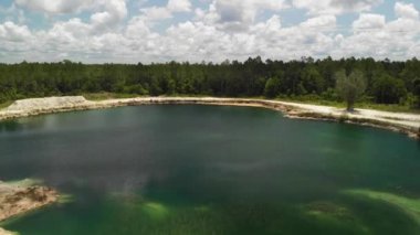 Florida 'daki göl ve orman havası