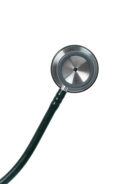 Stethoscoop close-up geïsoleerd op wit — Stockfoto