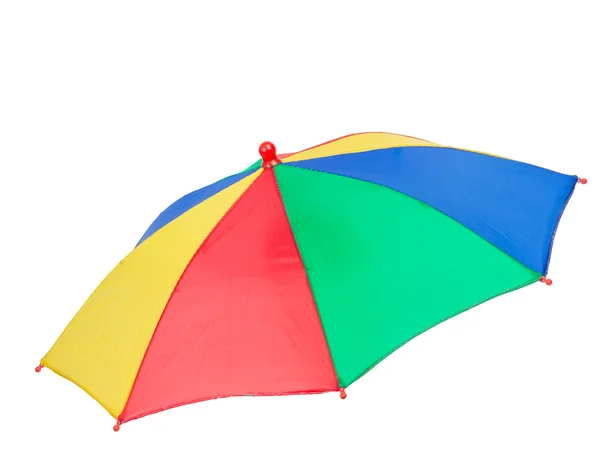 Colorful umbrella, isolated on white — Stock Photo, Image