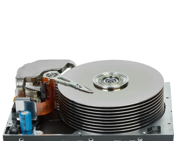 Close up of hard disk — Stock Photo, Image