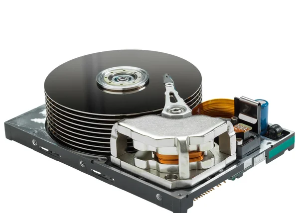 Close up of hard disk — Stock Photo, Image