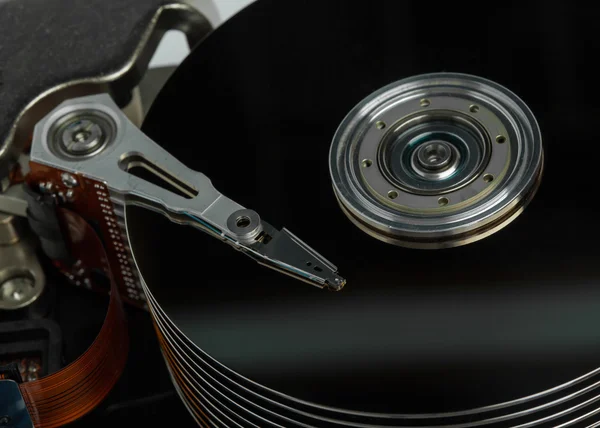 Close up of hard disk — Stock Photo, Image