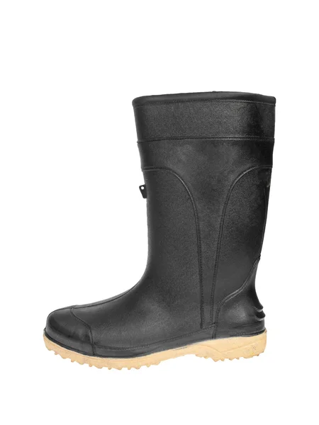 Rubber boot svart färg — Stockfoto