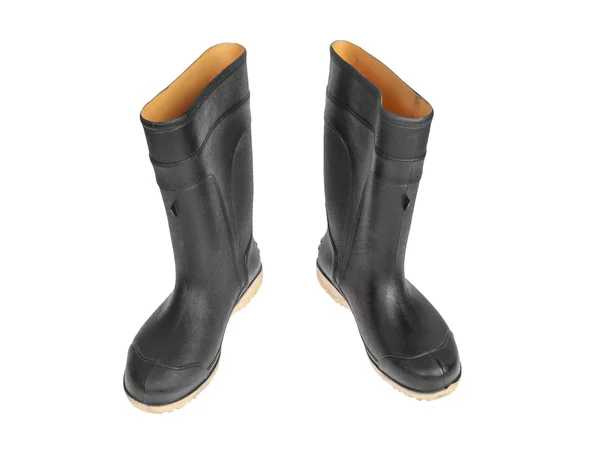 Rubber boot svart färg — Stockfoto