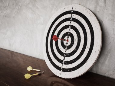 başarı kavramı, Dart hit hedef tahtası üzerinde