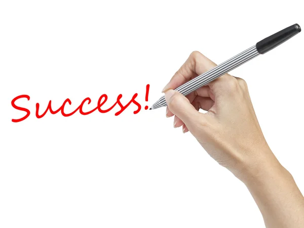 Mano disegno parola di successo — Foto Stock