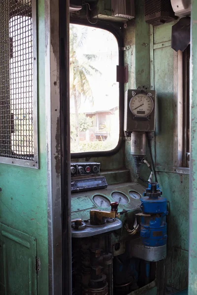 Oude controle kamer van trein — Stockfoto