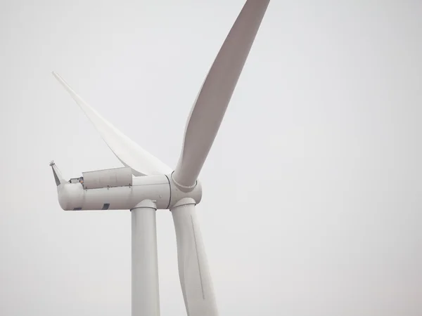 Eco power,maintenance, head of wind turbine — Stock Photo, Image