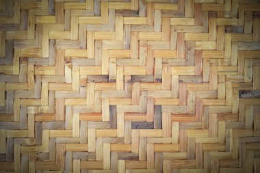 ahşap bambu örgü doku arka plan