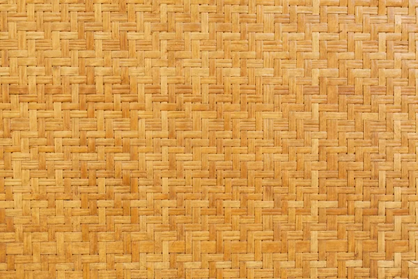 Bamboo wooden weave texture background — Stock Photo, Image