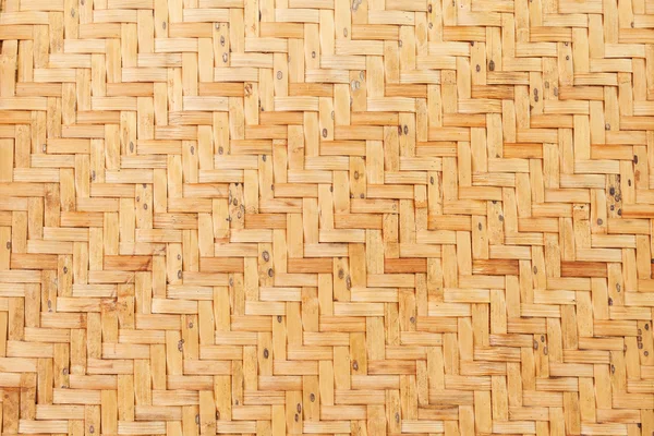 Bamboe houten weven patroon achtergrond — Stockfoto